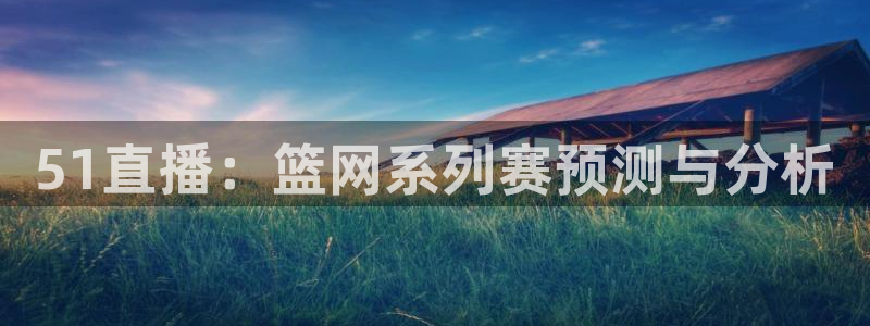 51直播：篮网系列赛预测与分析