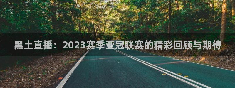 黑土直播：2023赛季亚冠联赛的精彩回顾与期待